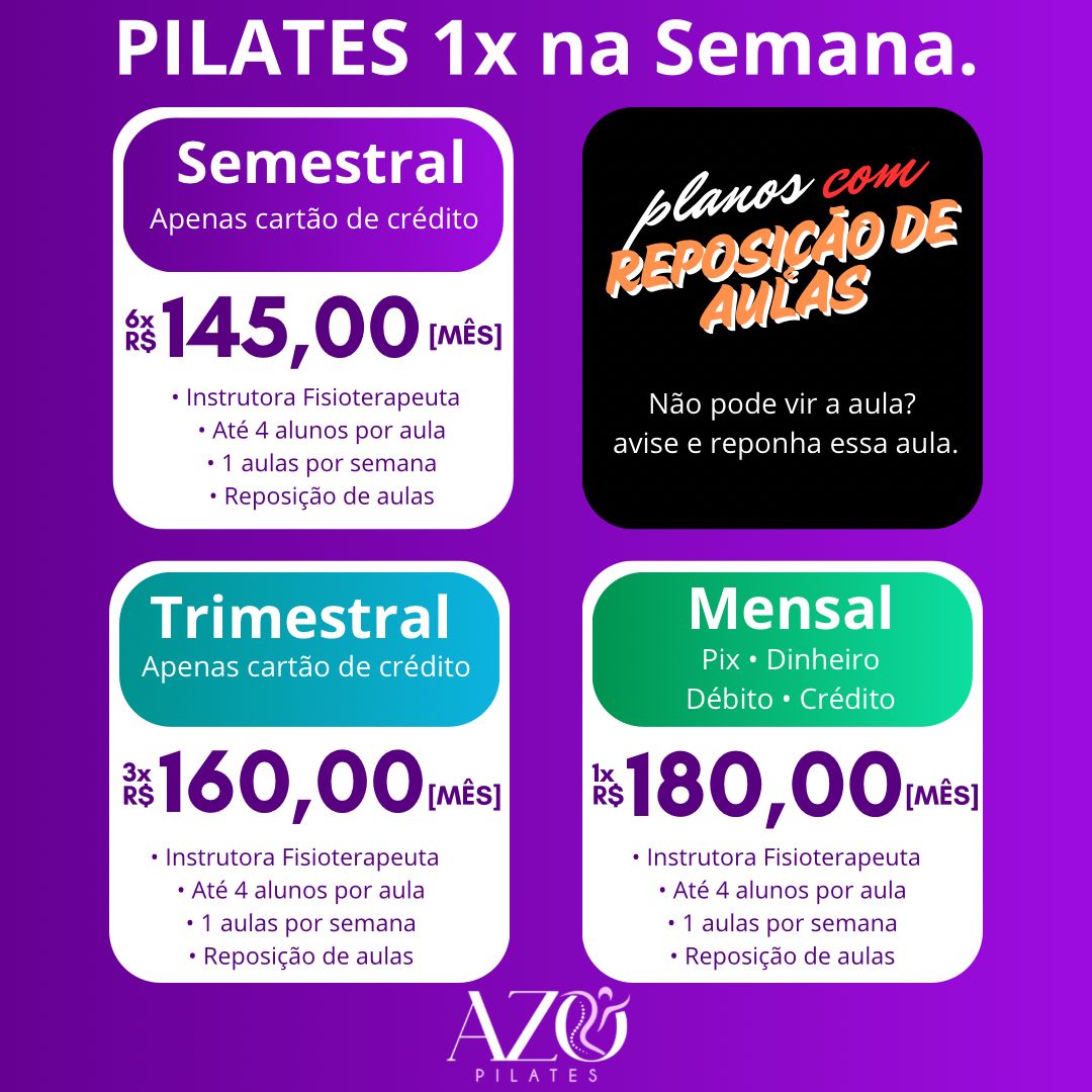 pilates 1x por semana